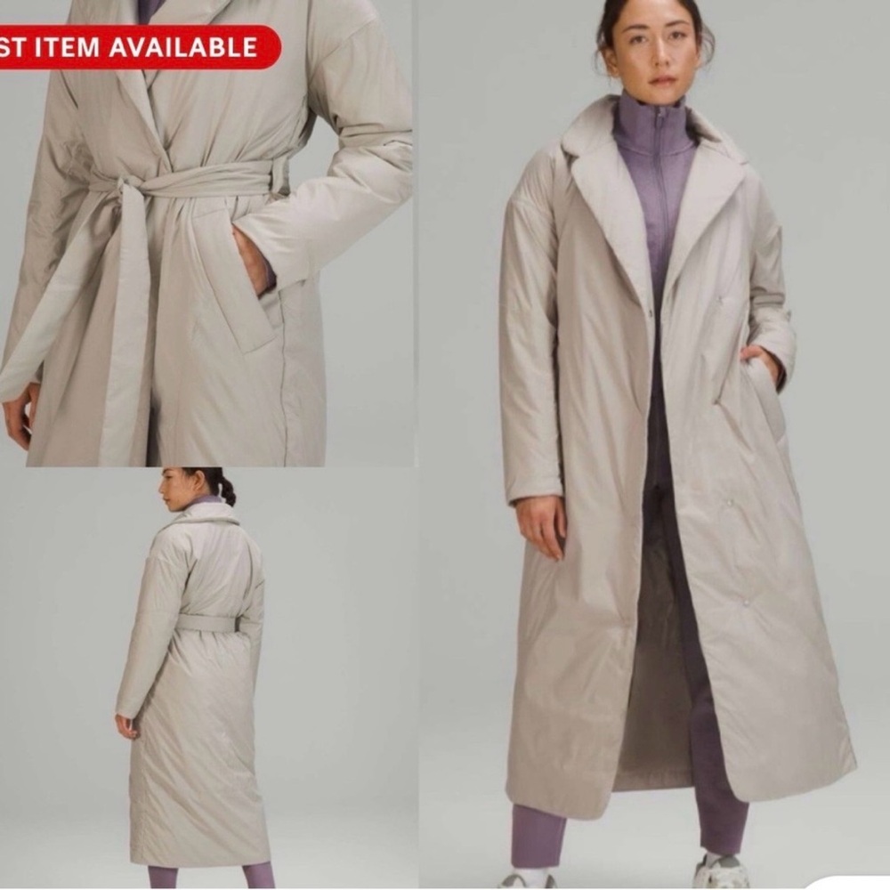 lululemon athletica Gray Long Coat